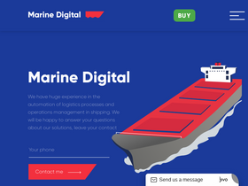 'marine-digital.com' screenshot