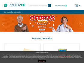 'lancetahg.com.mx' screenshot