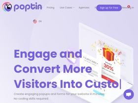 'poptin.com' screenshot