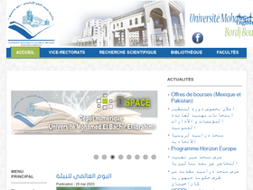 'droit.univ-bba.dz' screenshot