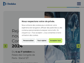 'dedalus-france.fr' screenshot