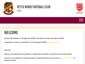 pettswoodfc.net