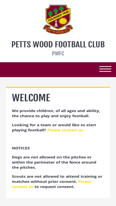 pettswoodfc.net