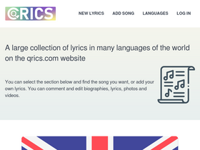 'qrics.com' screenshot