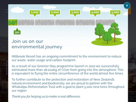 'millbrook.co.nz' screenshot
