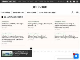 'jobshub.info' screenshot