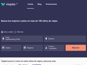'viajala.com.co' screenshot
