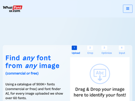 'whatfontis.com' screenshot