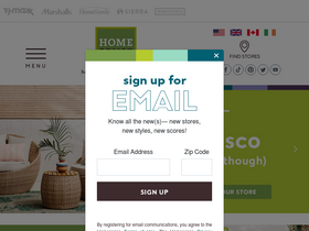 'homesense.com' screenshot