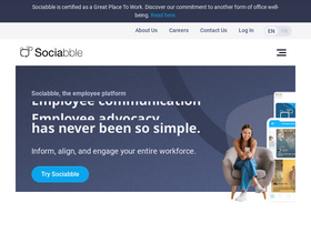 'sociabble.com' screenshot