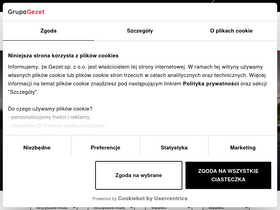 'gezet.pl' screenshot