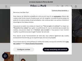 'eden-park.com' screenshot
