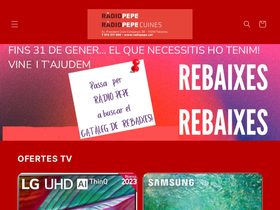 radiopepe.cat homepage screenshot