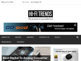 'hifitrends.com' screenshot