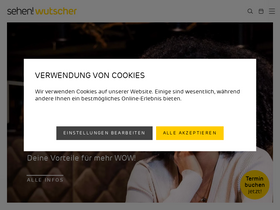 'wutscher.com' screenshot