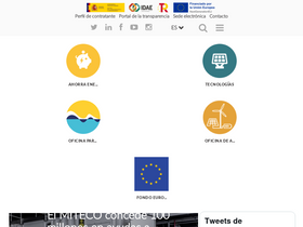 'idae.es' screenshot