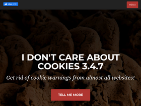 'i-dont-care-about-cookies.eu' screenshot