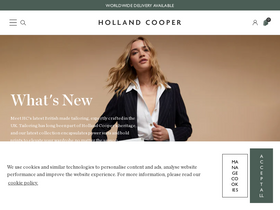 'hollandcooper.com' screenshot