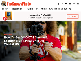 'froknowsphoto.com' screenshot