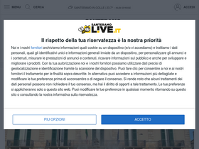 'santeramolive.it' screenshot