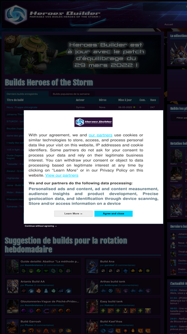 Heroes Builder : Partagez vos builds de Heroes of the Storm !