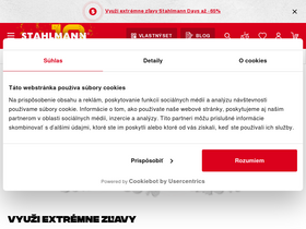 'stahlmann.sk' screenshot