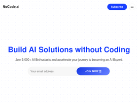'nocode.ai' screenshot