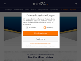 'miet24.de' screenshot