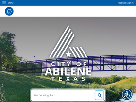 'abilenetx.gov' screenshot