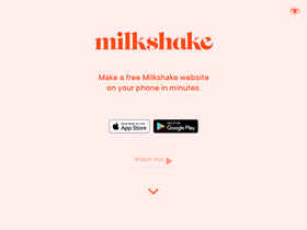 'milkshake.app' screenshot