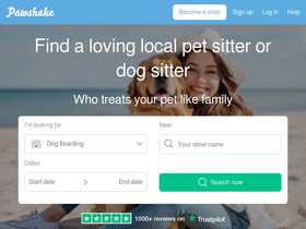 'pawshake.com.au' screenshot