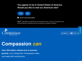 'compassion.ca' screenshot