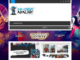 'hidefninja.com' screenshot