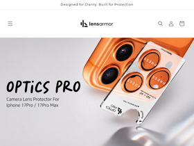 lensarmor.com homepage screenshot