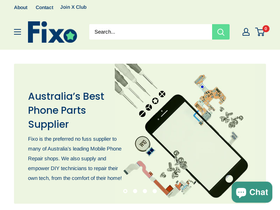 fixo.com.au homepage screenshot