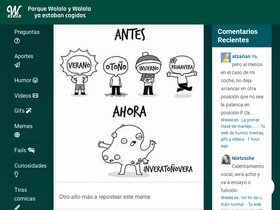 'welele.es' screenshot