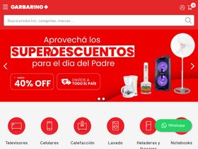 'garbarino.com' screenshot