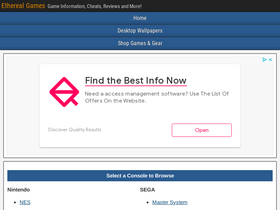 'etherealgames.com' screenshot