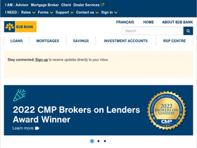 'b2bbank.com' screenshot
