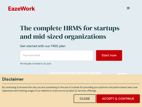 'eazework.com' screenshot