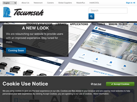'tecumseh.com' screenshot