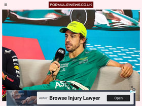 'formula1news.co.uk' screenshot