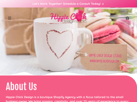Hippie Chick Design website screenshot