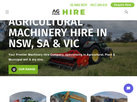 agandearth.com.au homepage screenshot