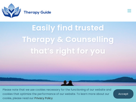 'uktherapyguide.com' screenshot