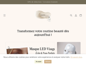 SKIN RB website screenshot