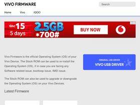 'vivofirmware.com' screenshot