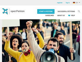 'openpetition.de' screenshot