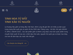 'minhlong.com' screenshot