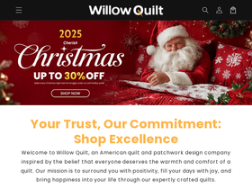 Willowquilt website screenshot